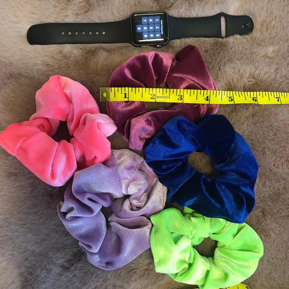 VELVET 40 Scrunchies Colorful Fun Retro 90s - Picture 13 of 13